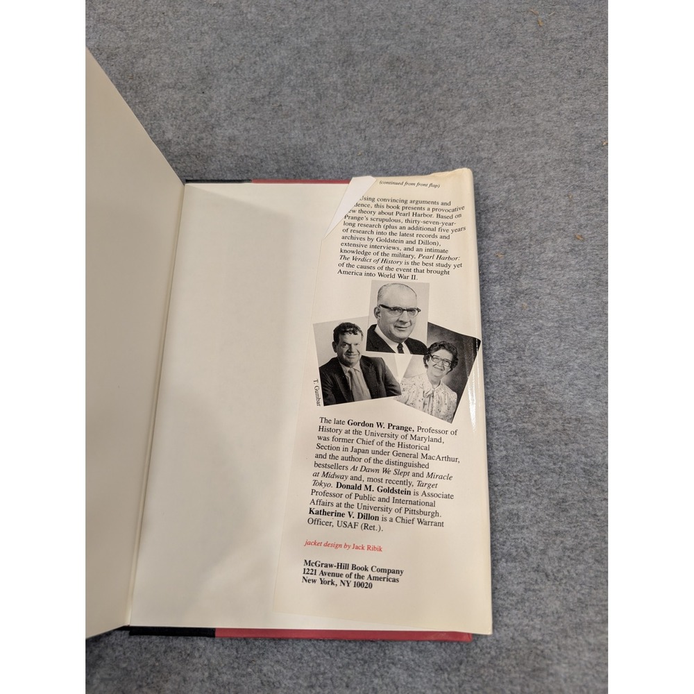 Pearl Harbor The Verdict of History by Gordon W Prange First Edition/Printing HC - Picture 7 of 7